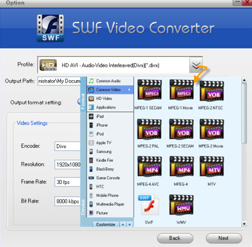 swf animation converter 